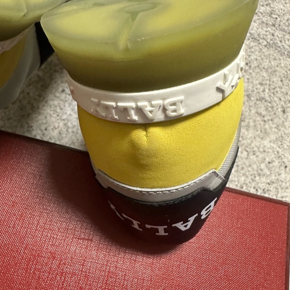 BALLY Men’s Astfeld Lace-Up Sneakers in Yellow size US 10 - Picture 7 of 14